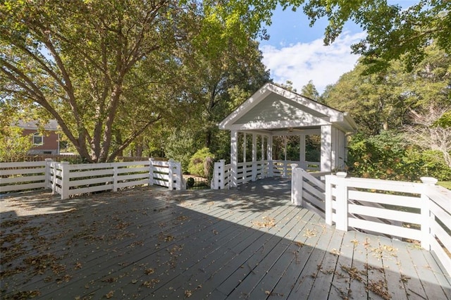 150 E Main St, Rutledge, GA 30663 - wooden deck with a gazebo