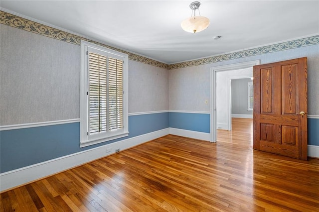 150 E Main St, Rutledge, GA 30663 - spare room with wood finished floors and baseboards