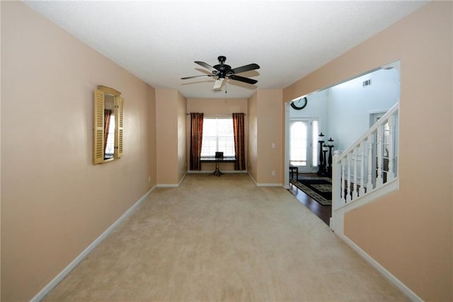 3554 Umatilla Ln SW, South Fulton, GA 30331 - corridor with baseboards and carpet flooring