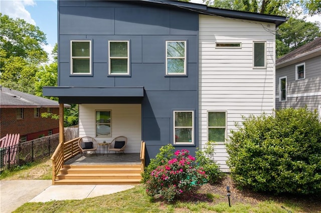 210 Locust St NE, Atlanta, GA 30317 - view of front of house with a deck and fence