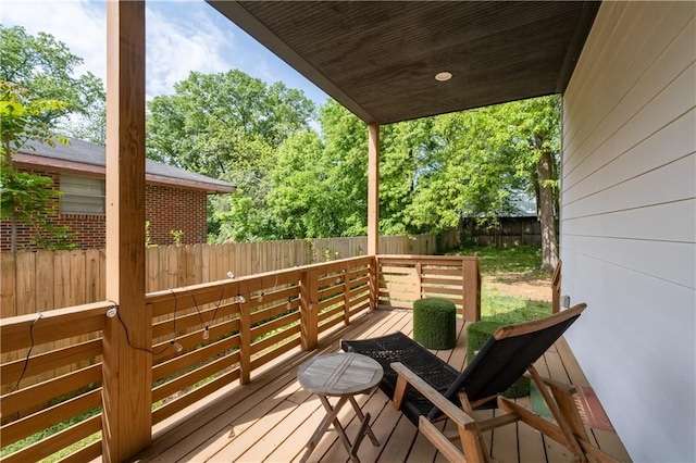 210 Locust St NE, Atlanta, GA 30317 - deck featuring a fenced backyard