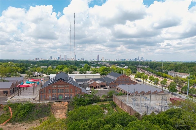 210 Locust St NE, Atlanta, GA 30317 - drone / aerial view featuring a view of city