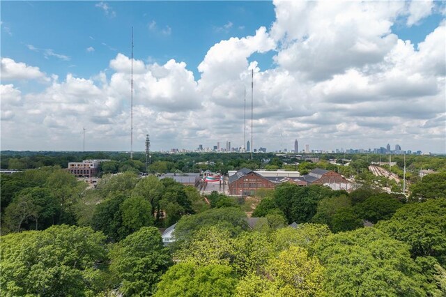 210 Locust St NE, Atlanta, GA 30317 - birds eye view of property with a view of city