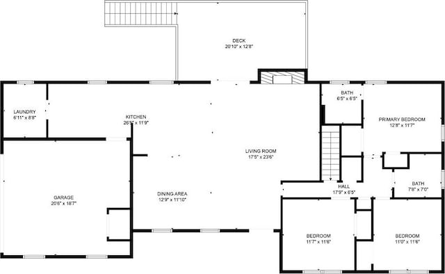 6142 Hutchins Dr, Buford, GA 30518 - home floor plan
