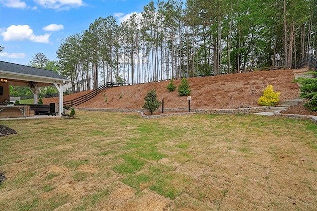 7935 Welch Ml, Ball Ground, GA 30107 - view of yard with fence