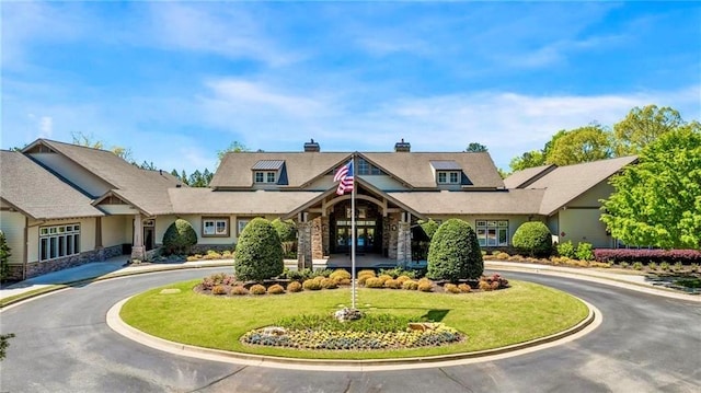 507 Bonneset Ct, Canton, GA 30114 - view of property with curved driveway