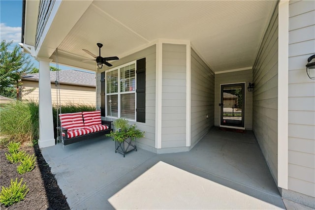 507 Bonneset Ct, Canton, GA 30114 - entrance to property featuring a ceiling fan