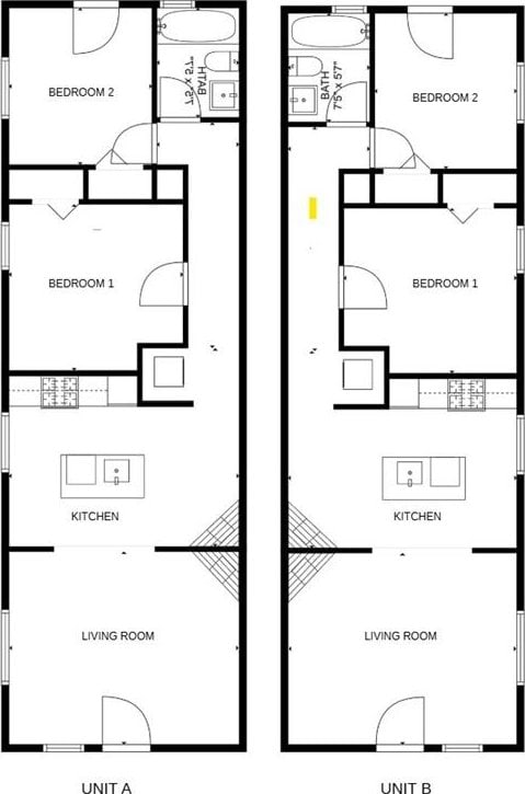 820 Elbert St SW, Atlanta, GA 30310 - floor plan / room layout