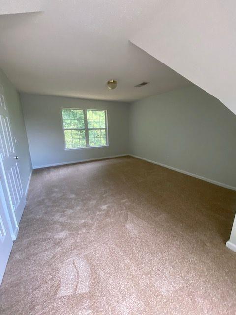 spare room featuring carpet