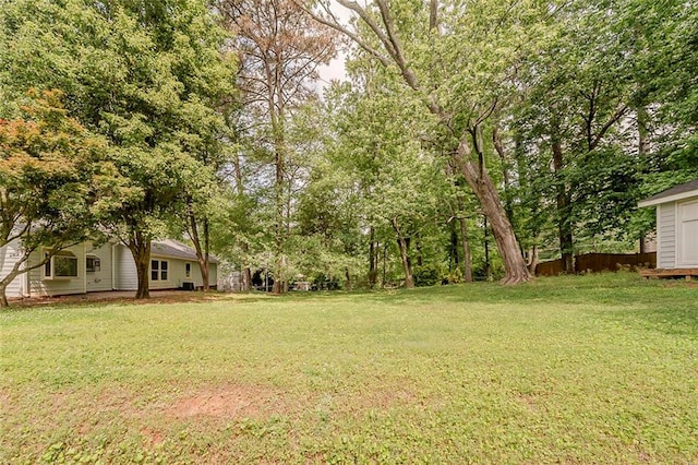 view of yard