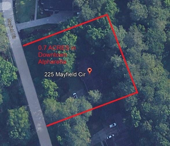 225 Mayfield Cir, Alpharetta GA, 30009 land for sale