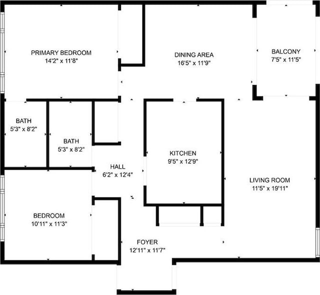 3236 Henderson Mill Rd Unit 1, Chamblee, GA 30341 - view of property floor plan