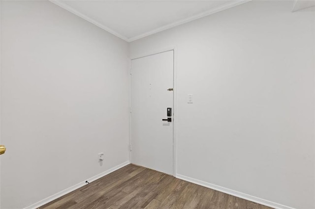 3236 Henderson Mill Rd Unit 1, Chamblee, GA 30341 - unfurnished room with wood finished floors and ornamental molding