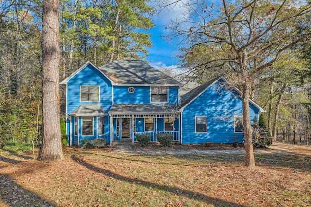 view of front of house featuring a porch