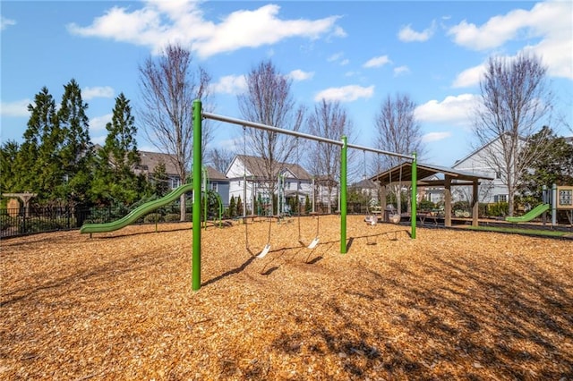 view of community playground