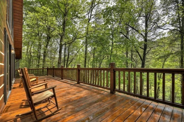 28452 Morganton Hwy, Suches, GA 30572 - view of wooden terrace