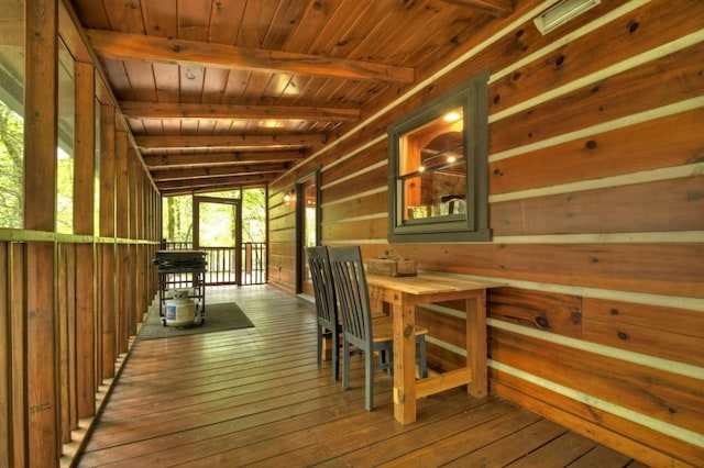28452 Morganton Hwy, Suches, GA 30572 - view of deck