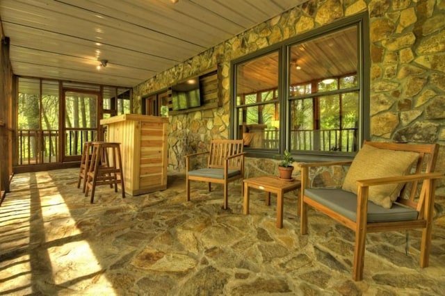 28452 Morganton Hwy, Suches, GA 30572 - view of sunroom