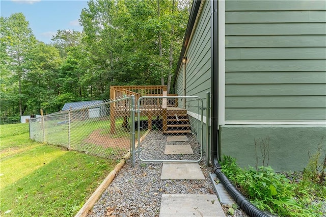 67 Gatewood Rd, Ellijay, GA 30540 - view of yard with a gate