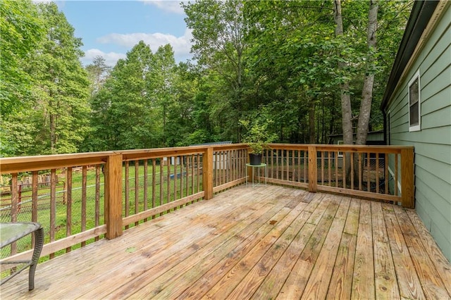 67 Gatewood Rd, Ellijay, GA 30540 - view of wooden terrace