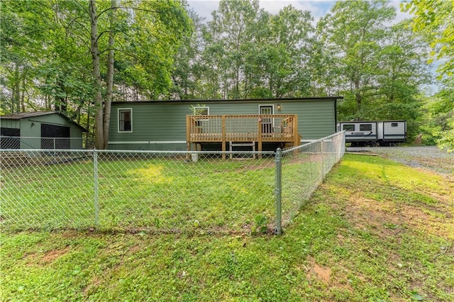 67 Gatewood Rd, Ellijay, GA 30540 - back of house featuring a wooden deck