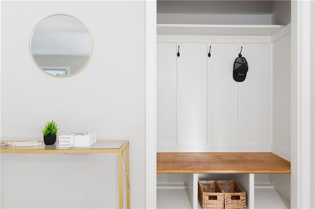 view of mudroom