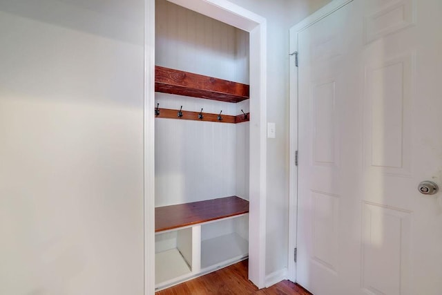 1663 Willow Way, Woodstock, GA 30188 - mudroom featuring wood finished floors
