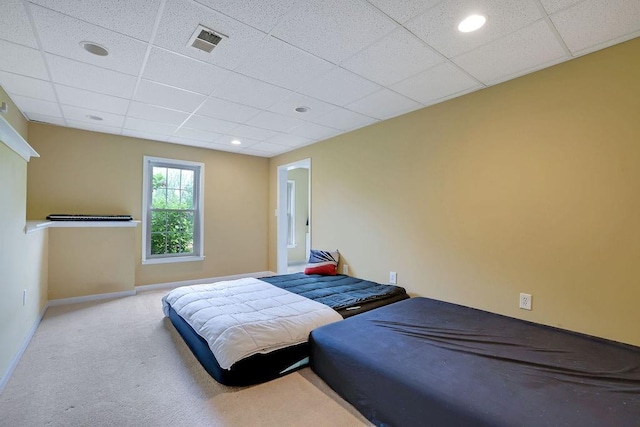 1663 Willow Way, Woodstock, GA 30188 - bedroom with a paneled ceiling, carpet, and baseboards