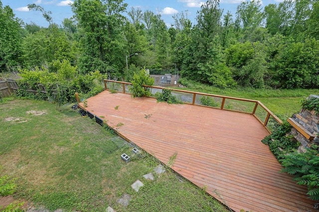 1663 Willow Way, Woodstock, GA 30188 - wooden terrace featuring a lawn