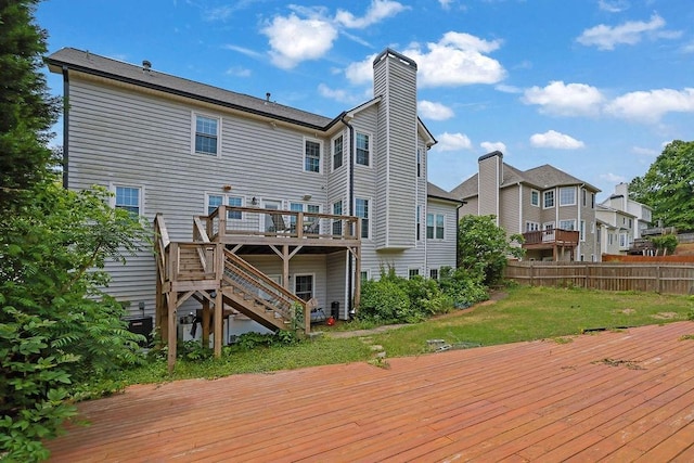 1663 Willow Way, Woodstock, GA 30188 - wooden deck featuring stairs
