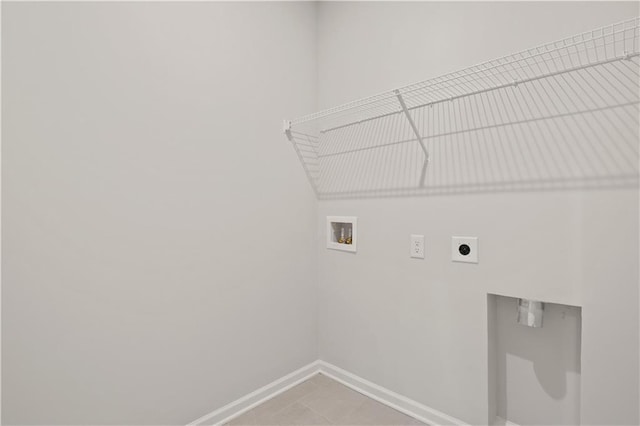 488 Village Ln, Fairburn, GA 30213 - washroom with electric dryer hookup, hookup for a washing machine, and baseboards