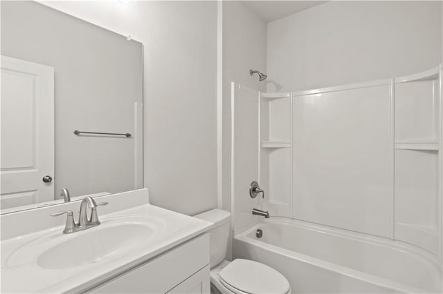 488 Village Ln, Fairburn, GA 30213 - full bath with vanity, toilet, and shower / washtub combination