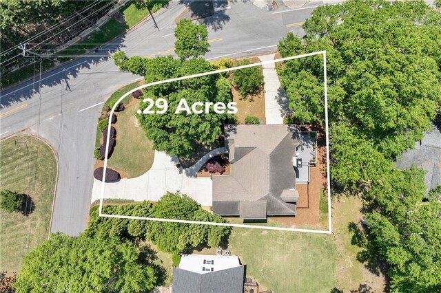 drone / aerial view