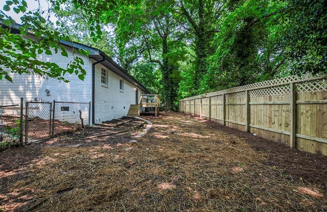 5640 Redan Cir, Stone Mountain, GA 30088 - fenced backyard featuring a gate