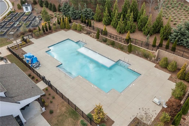 228 Idylwilde Way, Canton, GA 30115 - view of pool with fence