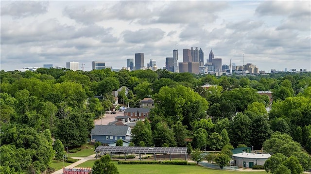 339 Skylar Way SE, Atlanta, GA 30315 - drone / aerial view of city skyline