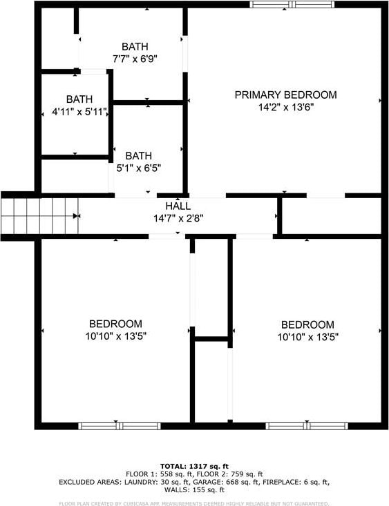 803 Cedar Lake Dr SE, Conyers, GA 30094 - floor plan / room layout