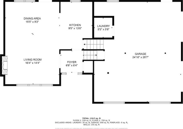 803 Cedar Lake Dr SE, Conyers, GA 30094 - home floor plan