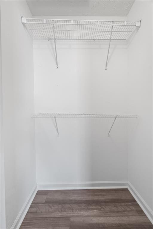 201 Rustin Dr, Dallas, GA 30157 - spacious closet featuring dark wood finished floors