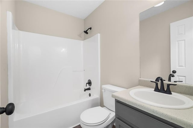 201 Rustin Dr, Dallas, GA 30157 - full bath with vanity, shower / tub combination, and toilet