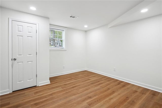 3455 Broxton Mill Way, Snellville, GA 30039 - empty room with wood finished floors, baseboards, and recessed lighting