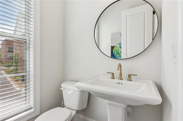 427 Burton Dr, Alpharetta, GA 30009 - bathroom with toilet and a sink