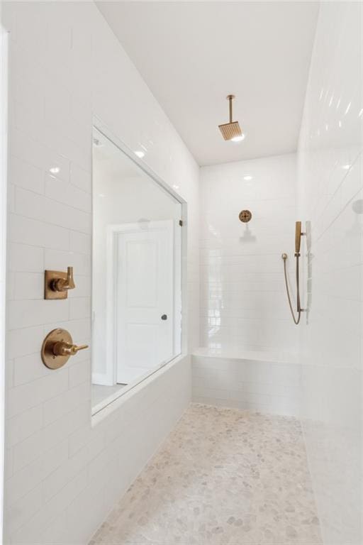427 Burton Dr, Alpharetta, GA 30009 - full bath with a tile shower