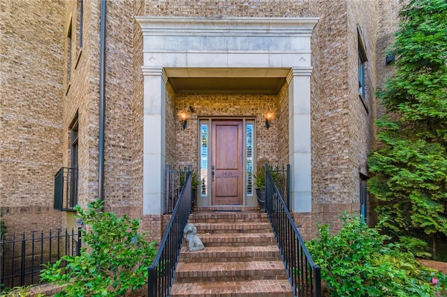 view of entrance to property