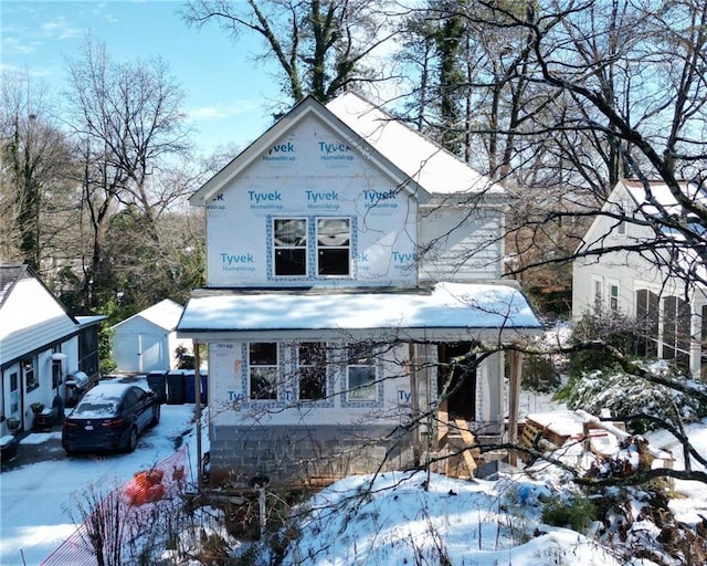 view of front of home