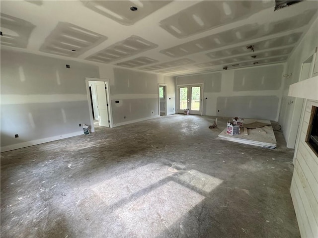 304 Cash Town Rd, Aragon, GA 30104 - unfurnished living room featuring a fireplace