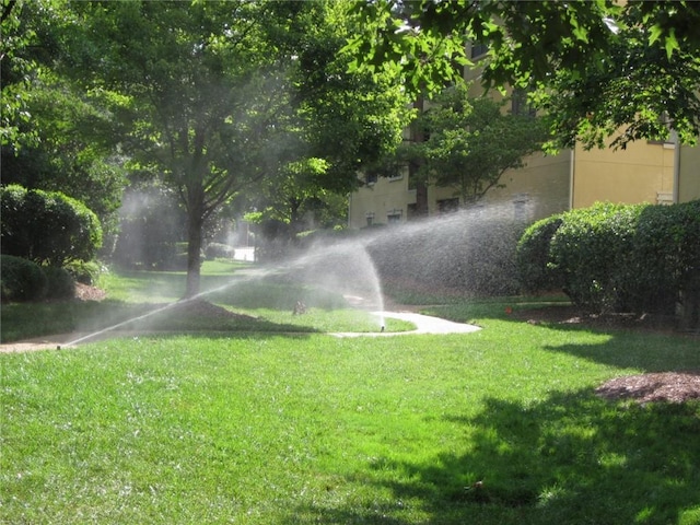 view of home's community featuring a yard