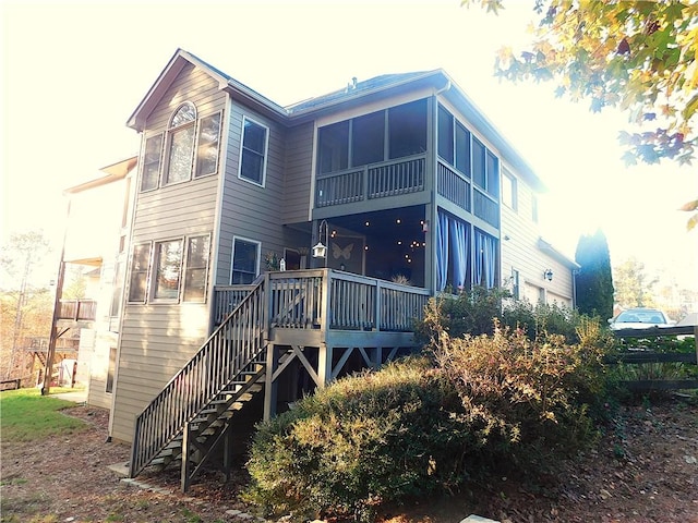 view of rear view of house