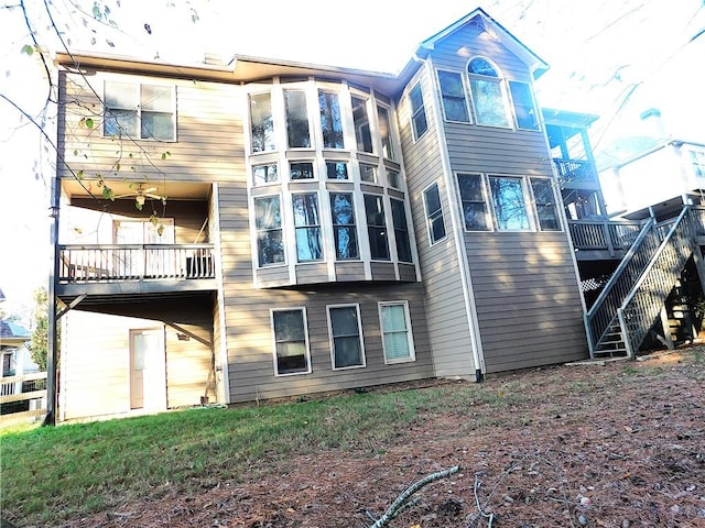 view of rear view of house