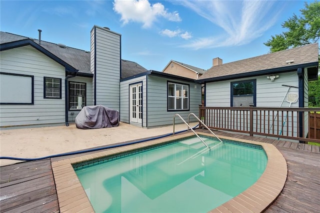 314 Spring Falls Dr, Lawrenceville, GA 30045 - swimming pool with a deck and grilling area